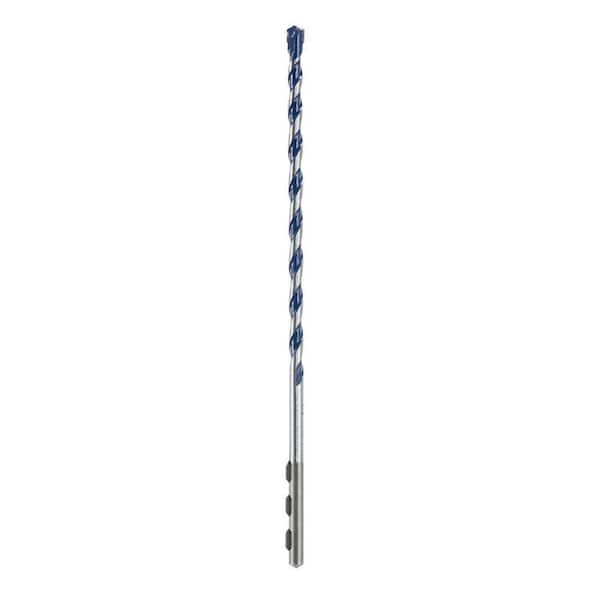 Bosch 3/16 in. x 4 in. x 6 in. BlueGranite Turbo Carbide Hammer Drill Bit for Concrete, Stone, and Masonry Drilling