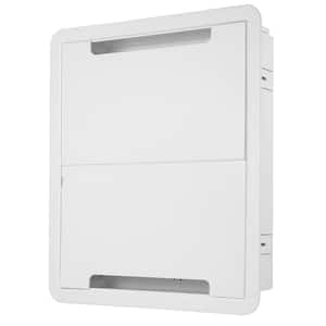 On-Q 17-inch Dual-Purpose Wi-Fi Ready In-Wall Enclosure, White