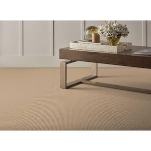 Shenadoah - Flax - Brown 12 ft. 24 oz. Wool Loop Installed Carpet