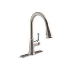 Moen Kaden Edelstahl Küchenarmatur | Spot Resist & Power Clean Technologie | Generalüberholt, Wie Neu
