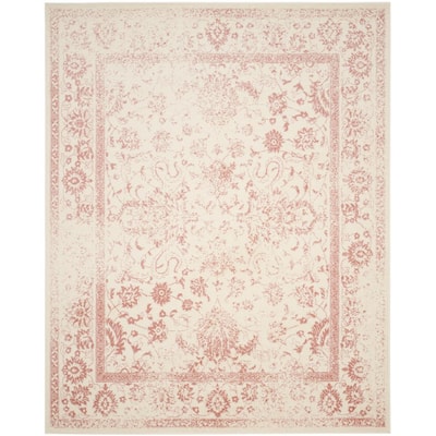 Pink Area Rugs The Home Depot, Pink And White Area Rug