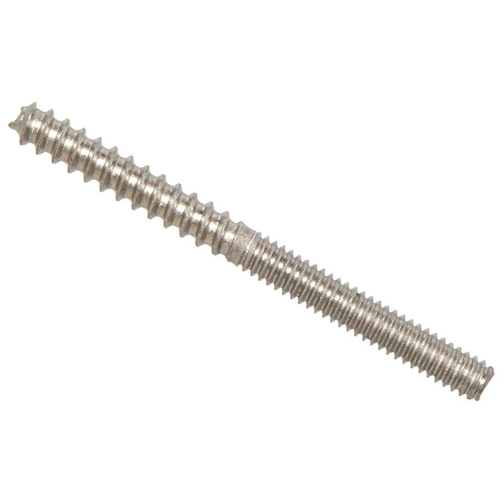 Hillman 1/4 in. -20 x 2-1/2 in. Hanger Bolt (12-Pack) 44946 The Home Depot