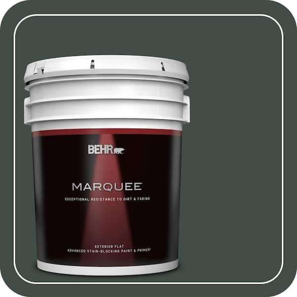BEHR MARQUEE 5 gal. Home Decorators Collection #HDC-CL-21 Sporting Green Flat Exterior Paint & Primer