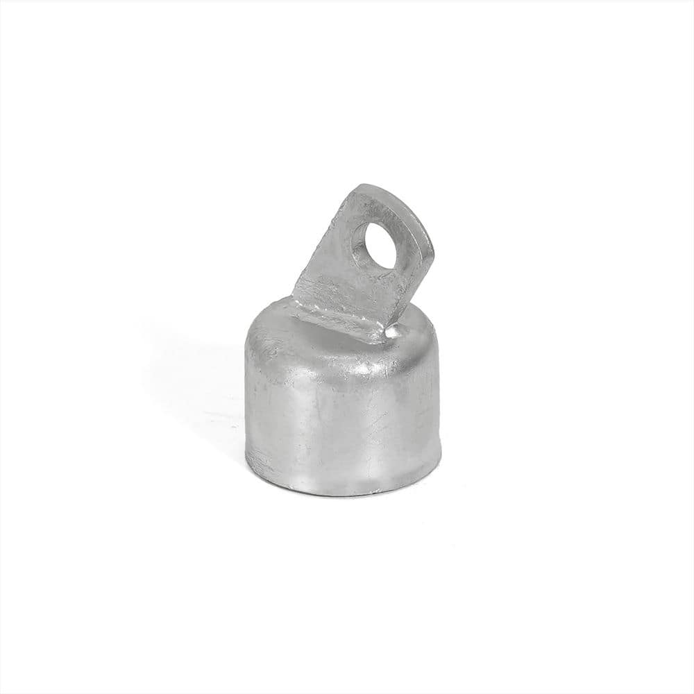 1-5/8 in. Chain Link Fence Silver Galvanized Steel Top Rail End Cap price history on PriceWatchPro
