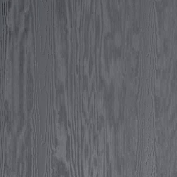 Hardie Panel HZ5 48 in. x 96 in. Statement Collection Night Gray Cedarmill Fiber Cement Panel Siding