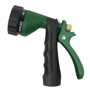 6-Pattern Nozzle Heavy-Duty Water Hose Nozzle with Adjustable Watering Patterns High Pressure Sprayer Green