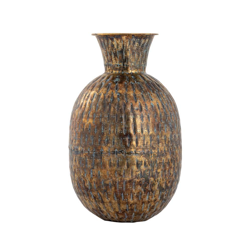 Brinton Iron 5.5 in. Decorative Vase in Patinated Brass