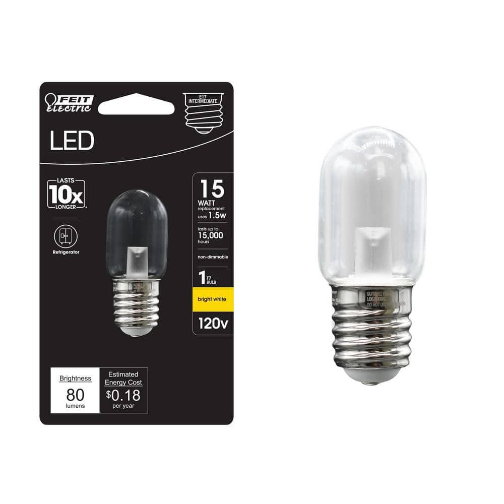 Feit Electric 15-Watt Equivalent T7 Intermediate E17 Base