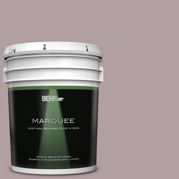 BEHR MARQUEE 5 gal. Home Decorators Collection #HDC-CT-18 Violet Vista Semi-Gloss Enamel Exterior Paint & Primer