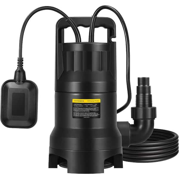 VIVOHOME 1 HP 3600 GPH Submersible Sump Pump with Float Switch