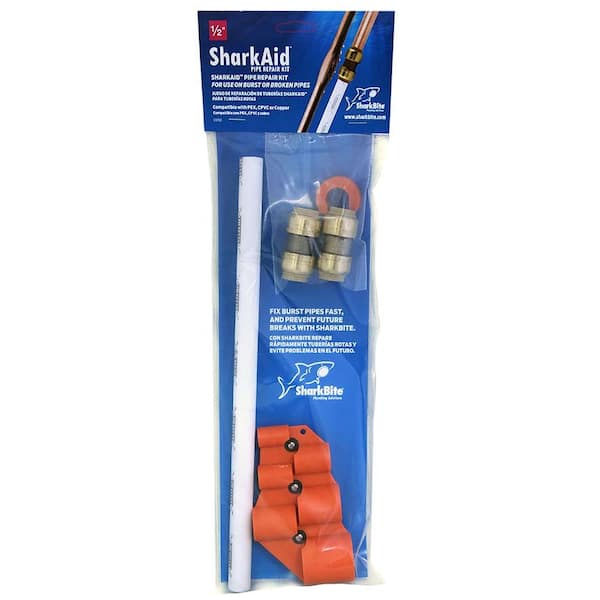 SharkBite 1/2 in. Push-to-Connect Brass Burst Pipe Repair Kit