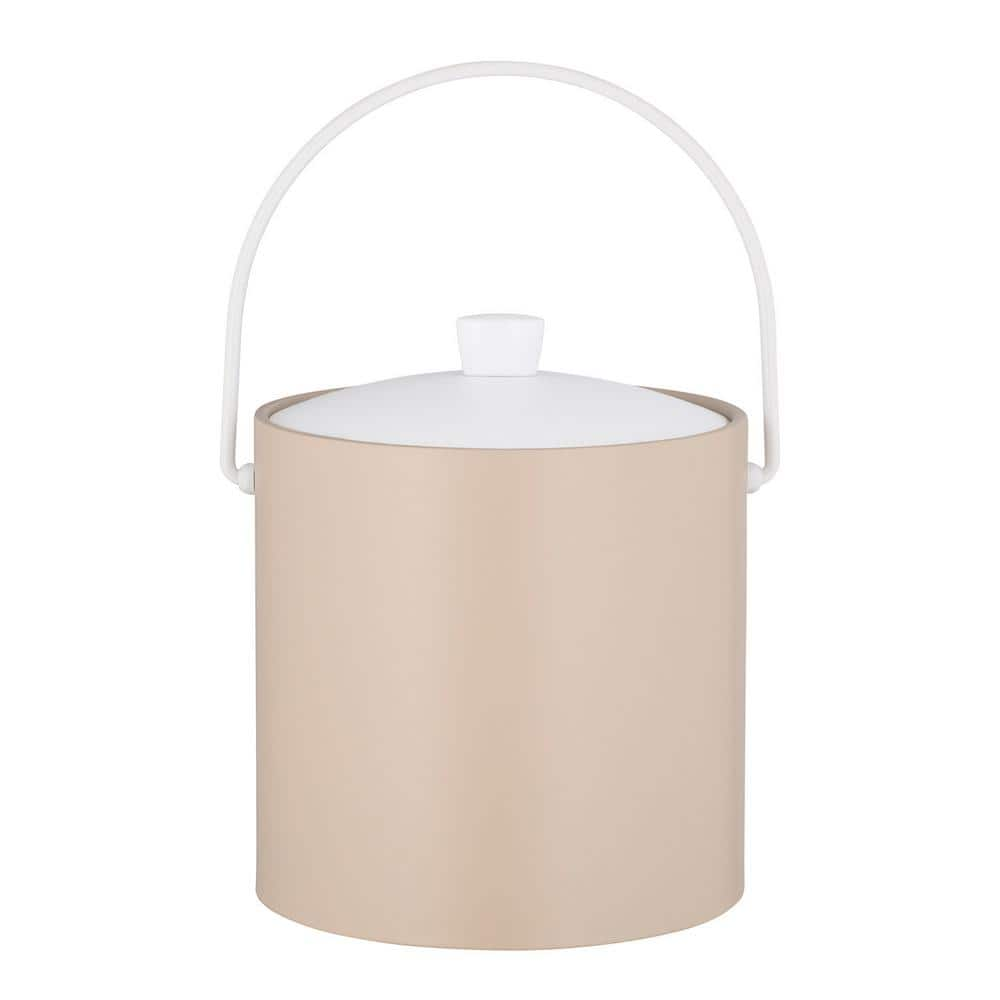 Kraftware RAINBOW 3 qt. Ivory Ice Bucket with Acrylic Cover 91566 - The  Home Depot