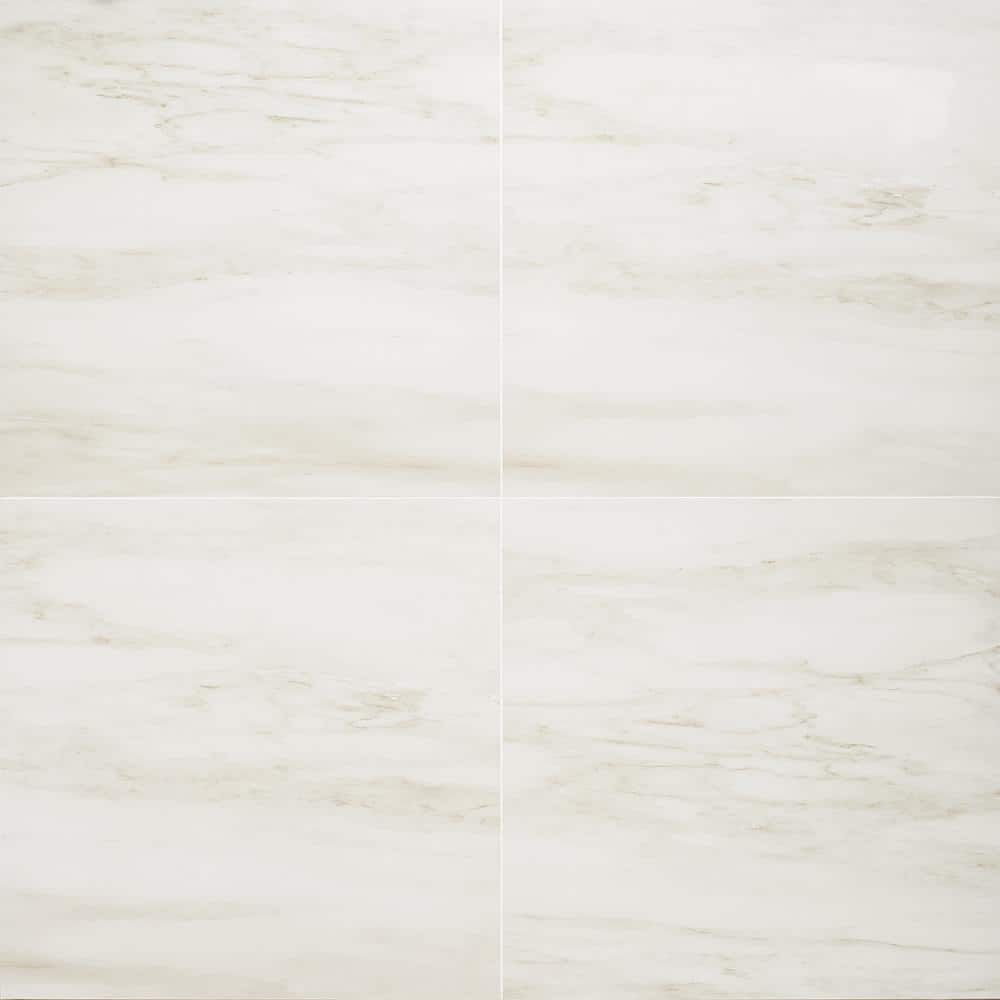Dolomite Snow Matte White Large Format Porcelain Floor and Wall Tile