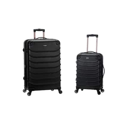 Expandable Speciale 2-Piece Hardside Spinner Luggage Set, Black