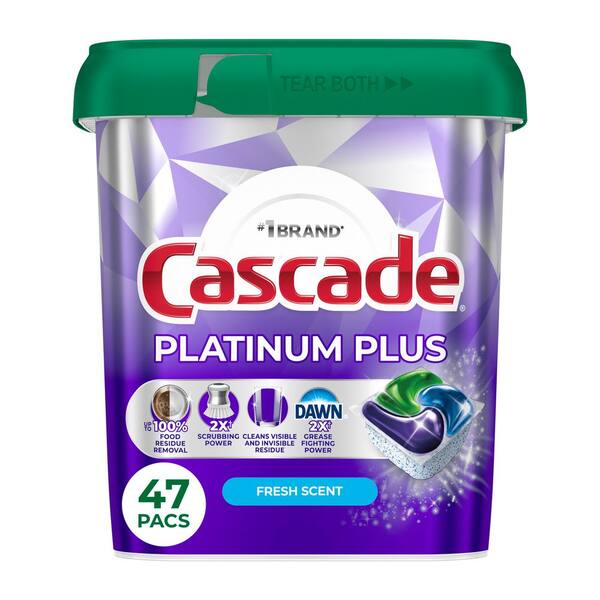 Cascade Platinum Plus ActionPacs with Dawn Fresh Scent