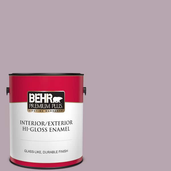 BEHR PREMIUM PLUS 1 gal. #690F-4 Midsummer Dream Hi-Gloss Enamel Interior/Exterior Paint