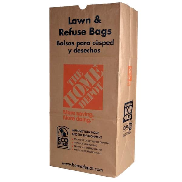 The Home Depot 30 Gal Paper Lawn and Leaf Bag 400-5pks