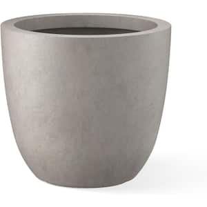 Modern 18 in. L x 18 in. W x 17 in. H 96 qts. Buff Concrete Indoor/Outdoor Concrete Planter 1 (-Pack)