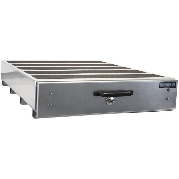 Buyers Products Company 12 in. x 24 in. x 40 in. Smooth Aluminum Slide Out Truck Bed Box