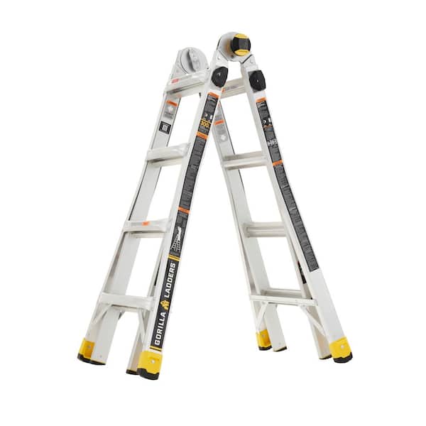Gorilla Ladders 18 ft Reach MPXA Aluminum Multi-Position Ladder