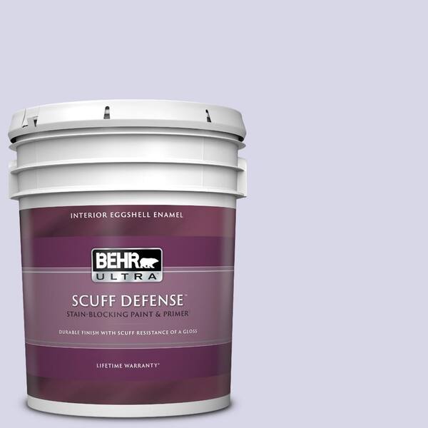BEHR ULTRA 5 gal. #630A-2 February Frost Extra Durable Eggshell Enamel Interior Paint & Primer
