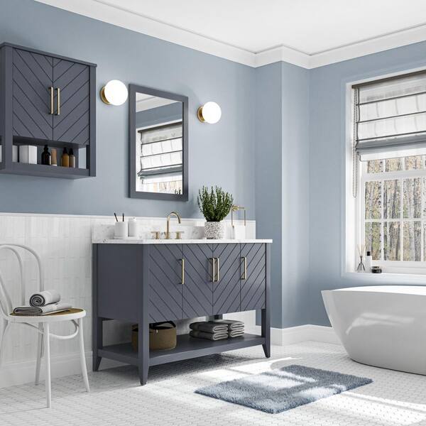 Blue Vanities Are The Latest Bathroom Trend, But Experts Warn Against  Buying Into The Hype