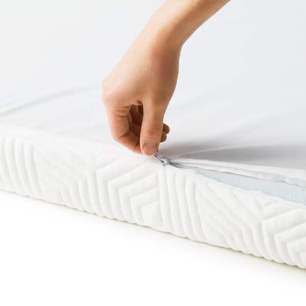 Lucid Comfort Collection 2 in. Queen Gel Memory Foam Mattress