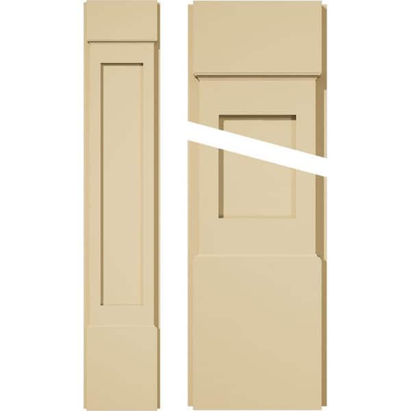 Ekena Millwork 2 in. D x 9 in. W x 48 in. L Primed Polyurethane Pilaster 1- Pack