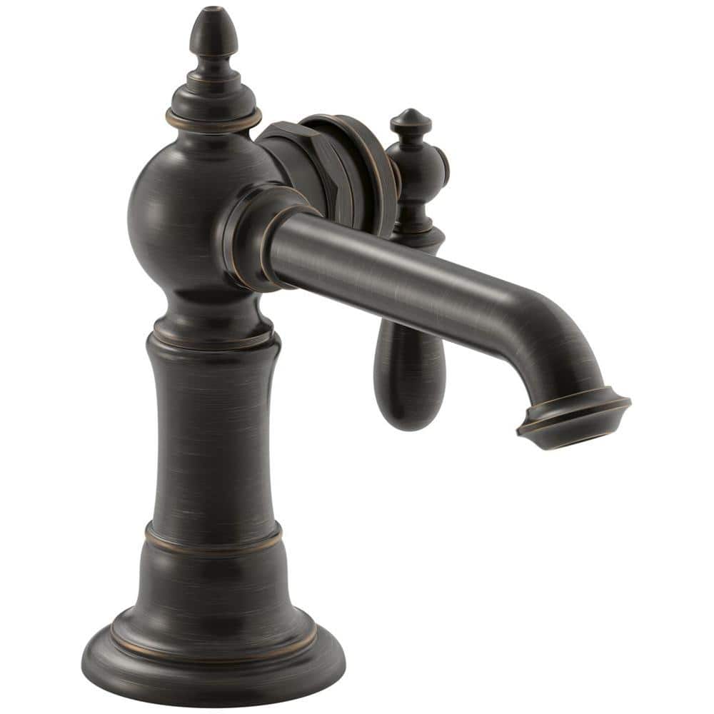 KOHLER Bathroom Faucet 1-Hole 1-Handle High Arc Spout Oil Rubbed Bronze 