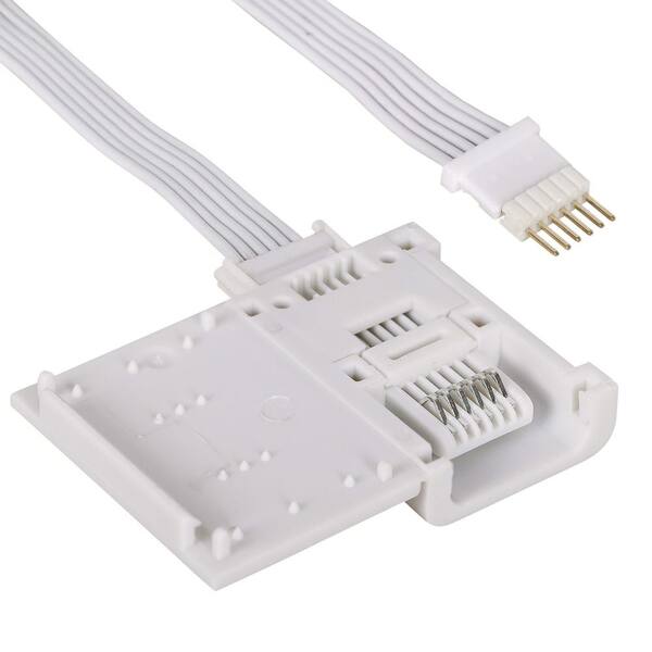 Litcessory Connettore da 6-Pin a Tagliare-Fine di Estensione per Philips Hue Lightstrip Plus (50mm, 4 Pezzi, Bianco - MICRO 6-PIN V4 / Solo Lightstrip