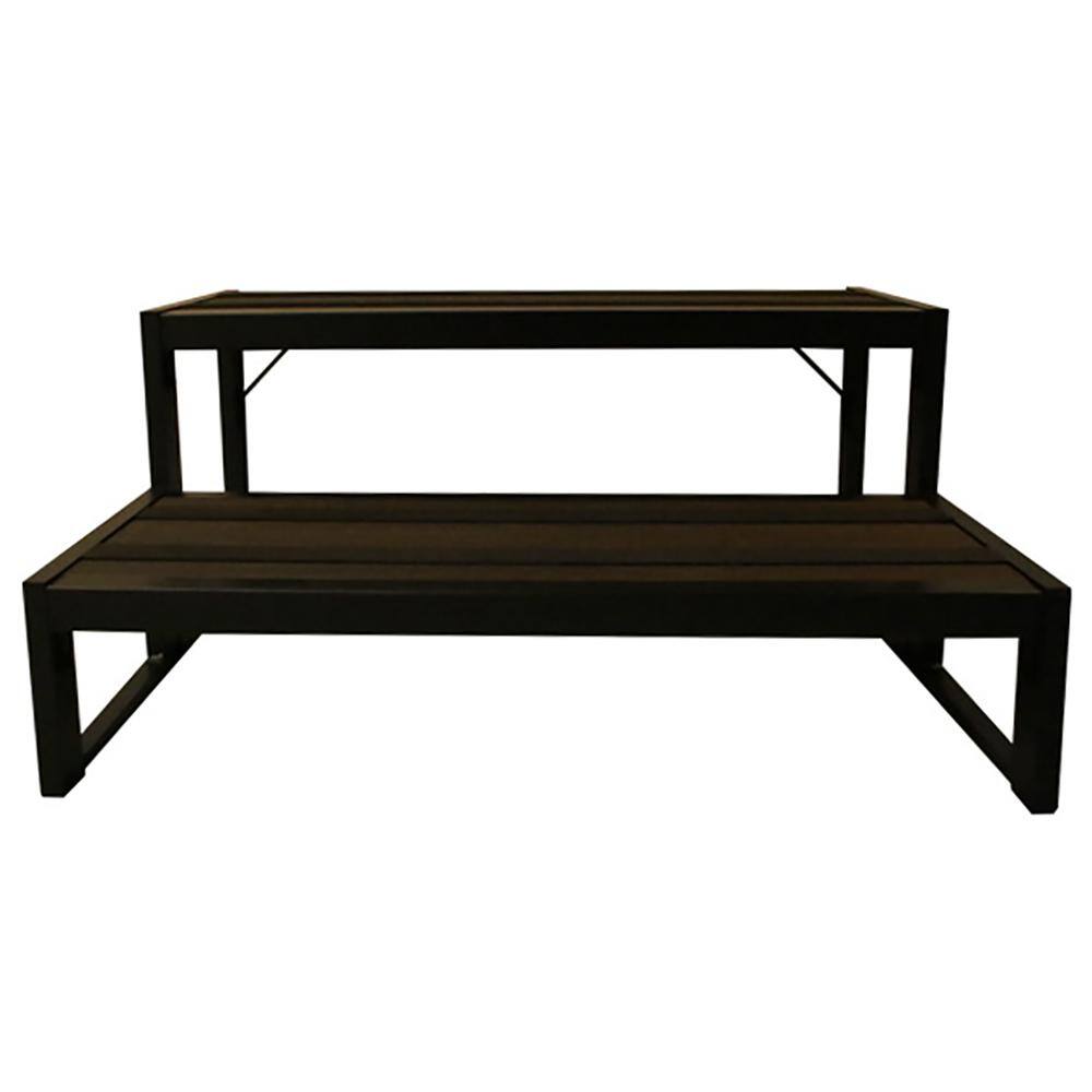 Cal Metro 30 in. Elite 2Tier Metal Step in Mocha CFG00130 The Home