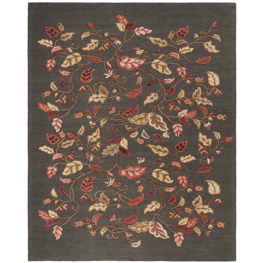 UPC 683726978978 product image for Martha Stewart Francesca Black 9 ft. x 12 ft. Floral Area Rug | upcitemdb.com