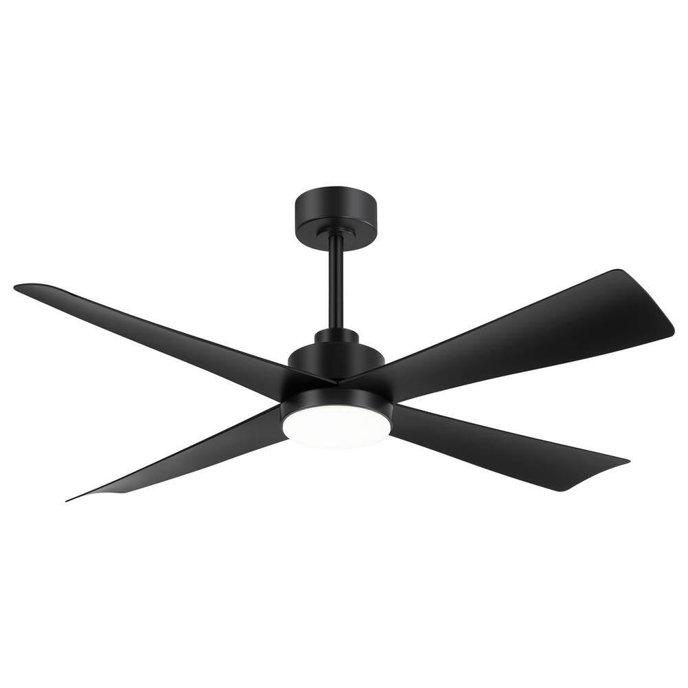 Osmond 52 in. Indoor Black Propeller Ceiling Fan with Color-Changing LED Light with Remote Included price history on PriceWatchPro