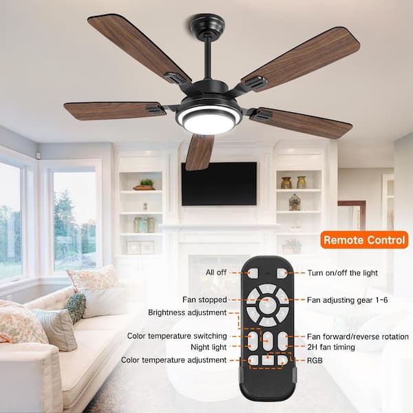 BICIK 52 in. Indoor/Covered Outdoor Black Reversible Smart