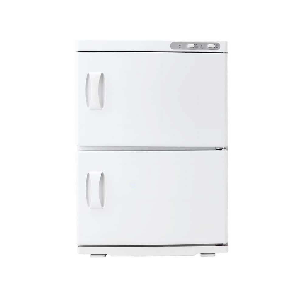 Hot Towel Warmer, 10 gal. Large Capacity 2-Tier Towel Warmer Cabinet with Clip & 4 Stainless Steel Racks White price history on PriceWatchPro