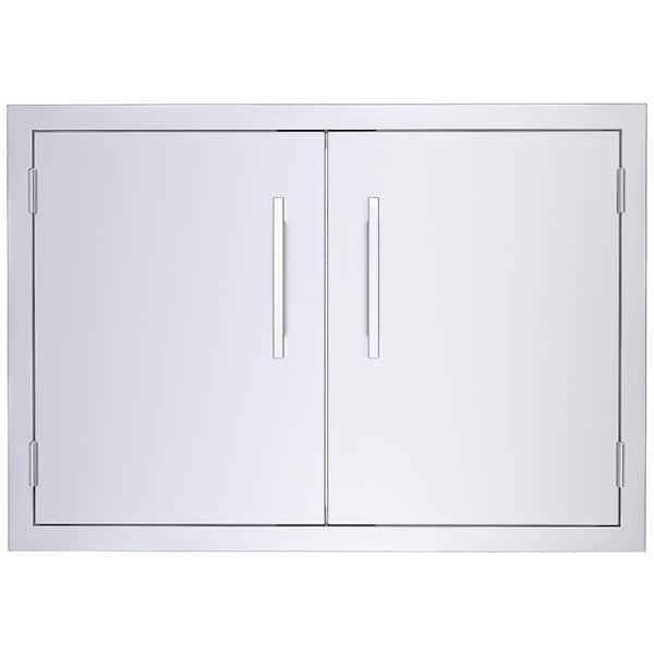 Masonry Series 30 in. x 21 in. Stainless Steel 2 Door Access Door Unit