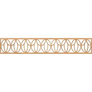 Shoshoni Fretwork 0.25 in. D x 46.625 in. W x 8 in. L Maple Wood Panel Moulding