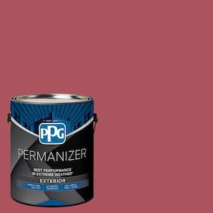 1 gal. PPG1051-6 Grenadine Semi-Gloss Exterior Paint