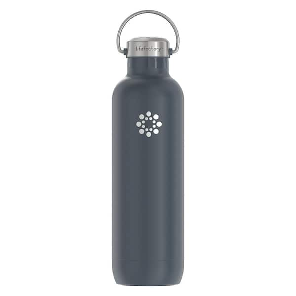 JoyJolt 32 oz. Grey Vacuum Insulated Stainless Steel Water Bottle