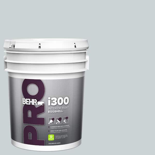 5 gal. #N490-1 Absolute Zero Eggshell Interior Paint