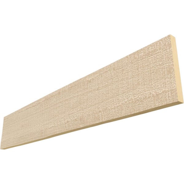 Ekena Millwork Endurathane 1 in. H x 12 in. W x 8 ft. L Rough Cedar Sand Dune Faux Wood Beam Plank