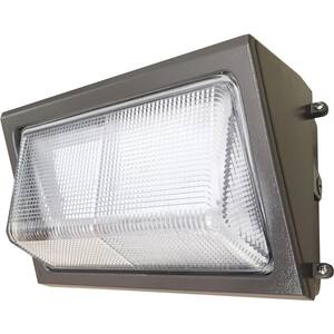NEW COMMERCIAL ELECTRIC 19-Watt Black Outdoor Integrated LED Classic Wall Pack L 