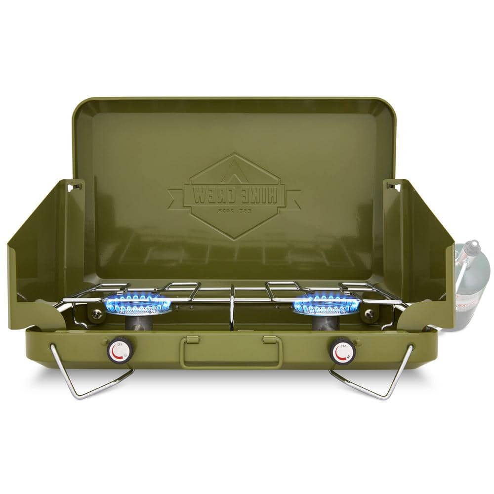 Cabin Creek Two Burner Propane Camp Stove/ Piezo Lighter