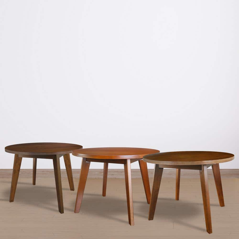 Sweet Oak 24" Round Hardwood Coffee Table