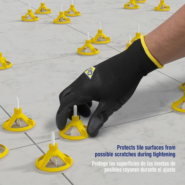 Clear 2.5 in. W Plastic Protection Plate Tile Leveling System 100-Pack