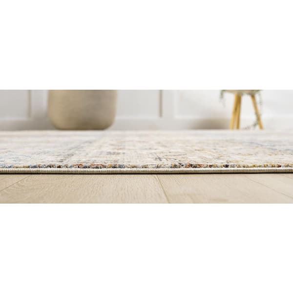 7 ft. x 10 ft. Brown Camilla Western Area Rug