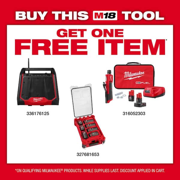 M18 FUEL 18V Lithium-Ion Brushless Cordless 1 in. Impact Wrench Extended Reach D-Handle Kit w/Two 12.0 Ah Batteries