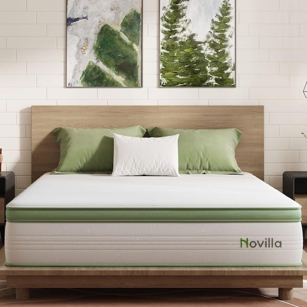 Queen Medium Firm 12 in. Hybrid Mattress with Gel Memory Foam, Comfort and Support