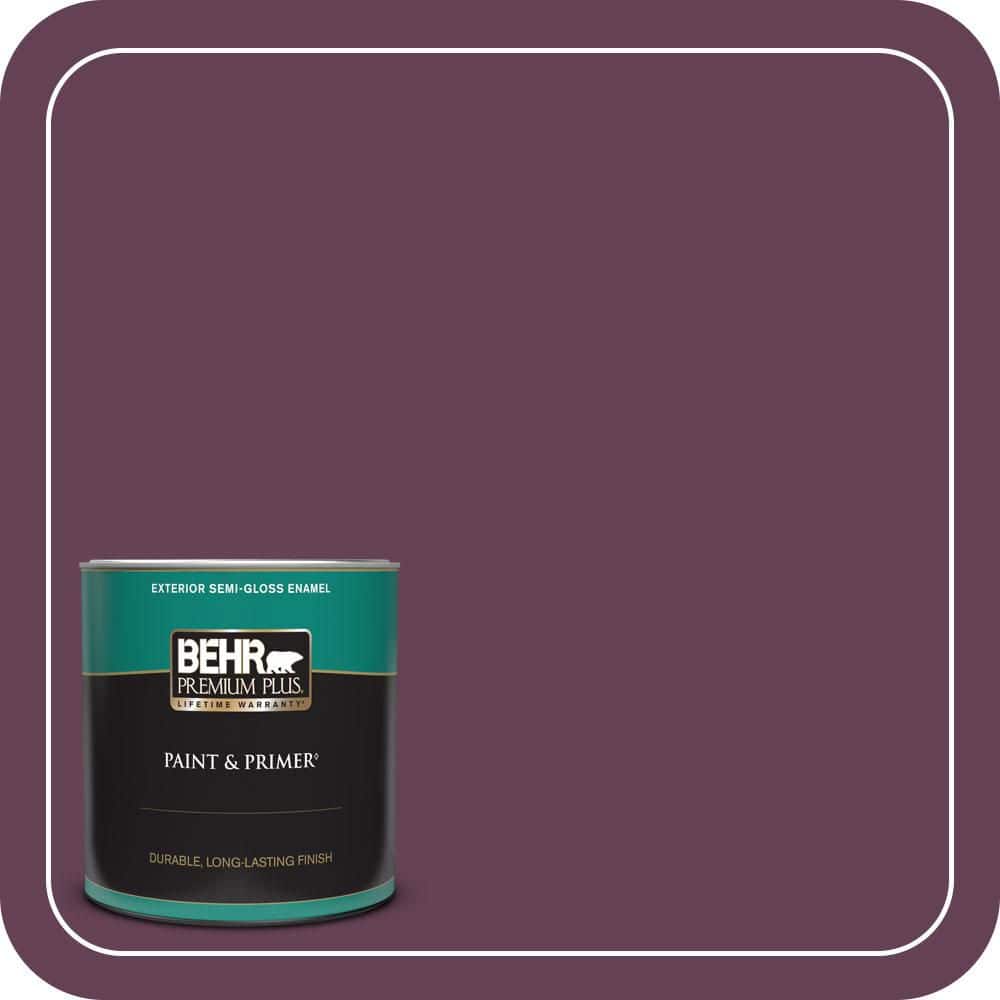 1 qt. #S-G-690 Delicious Berry Semi-Gloss Enamel Exterior Paint & Primer price history on PriceWatchPro