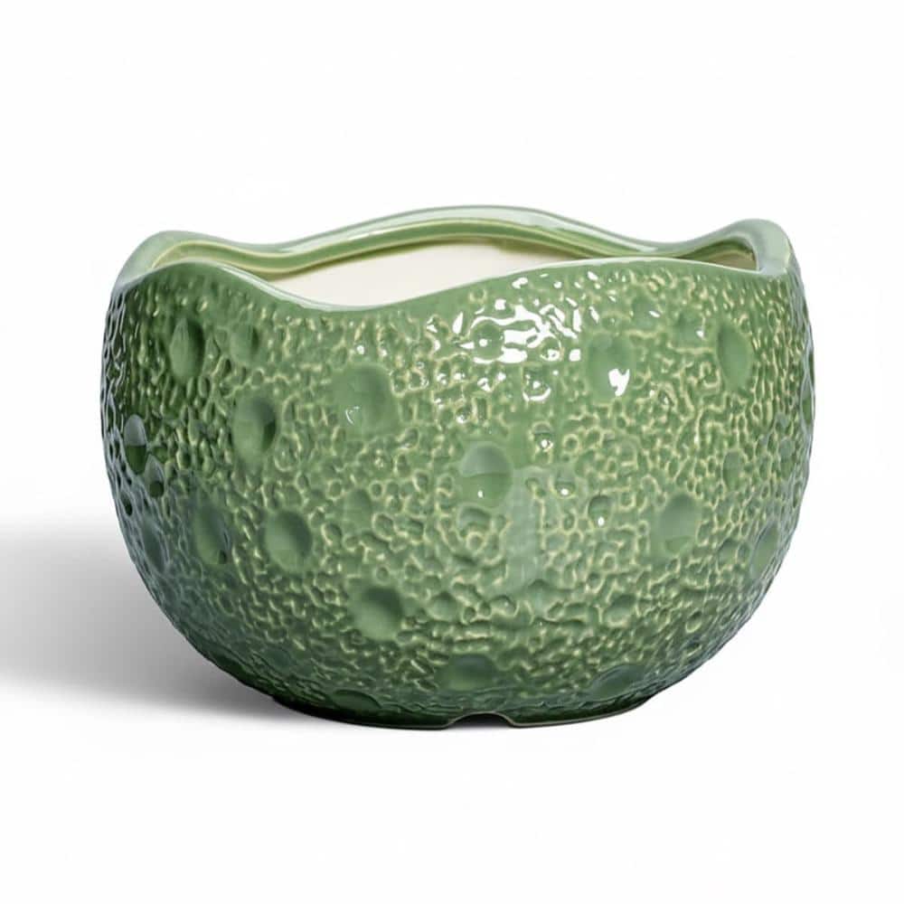 "Green Ceramic Plant Pot 10"" - Indoor Outdoor Living Room Decor" price history on PriceWatchPro